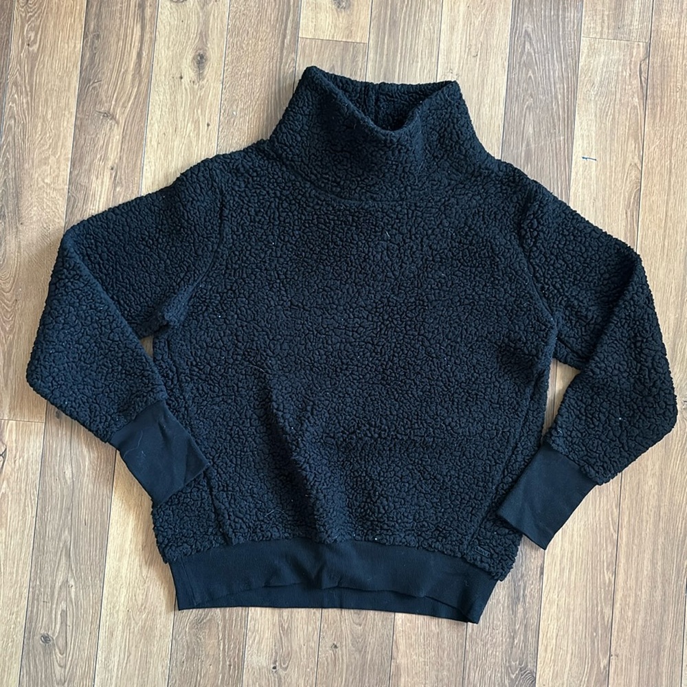 Black Mny Performance Plush Pullover - Large - image 1